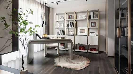 書(shū)房軟裝設(shè)計(jì)講究“亮、雅、靜”