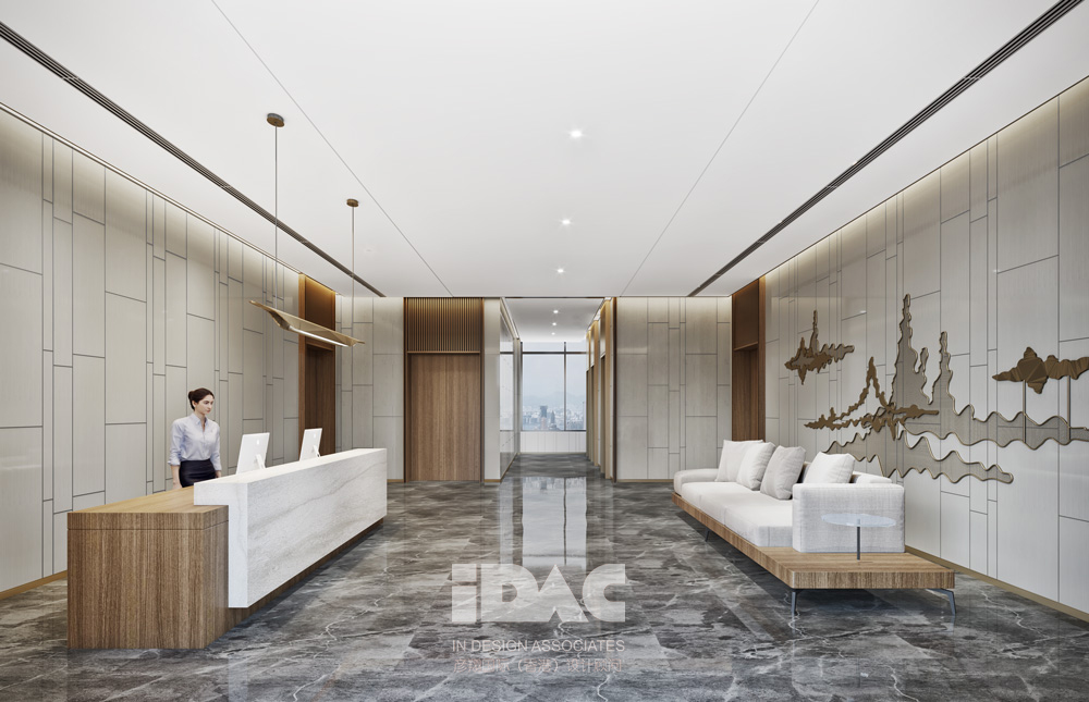 酒店公寓大廳設(shè)計效果圖